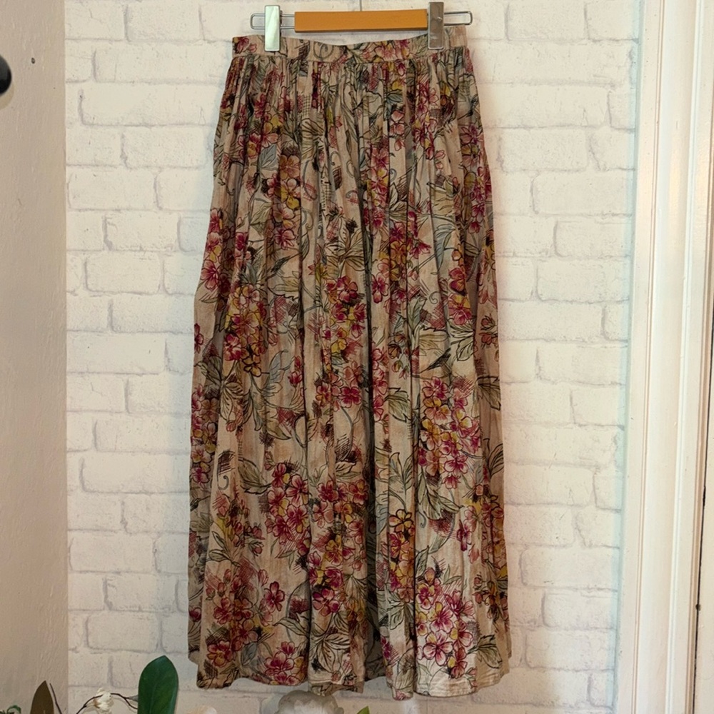 Long Floral Skirt PHOOL Size S